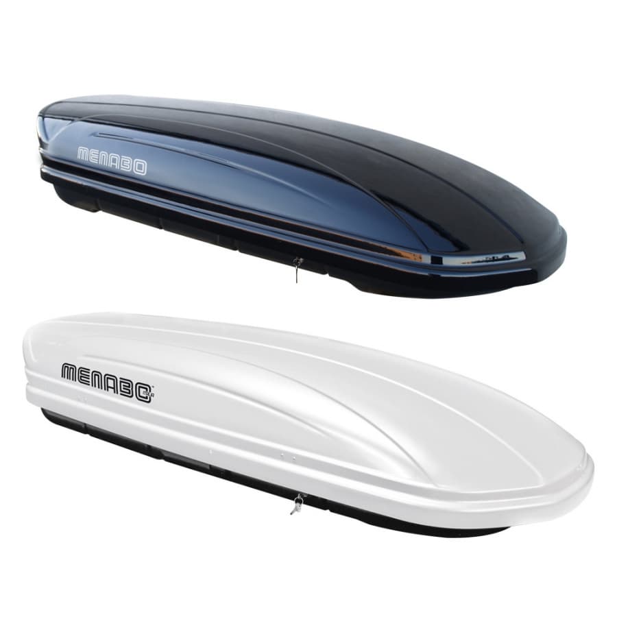 Кровен куфер Menabo - MANIA 460 ABS бел 5342 - слика 1