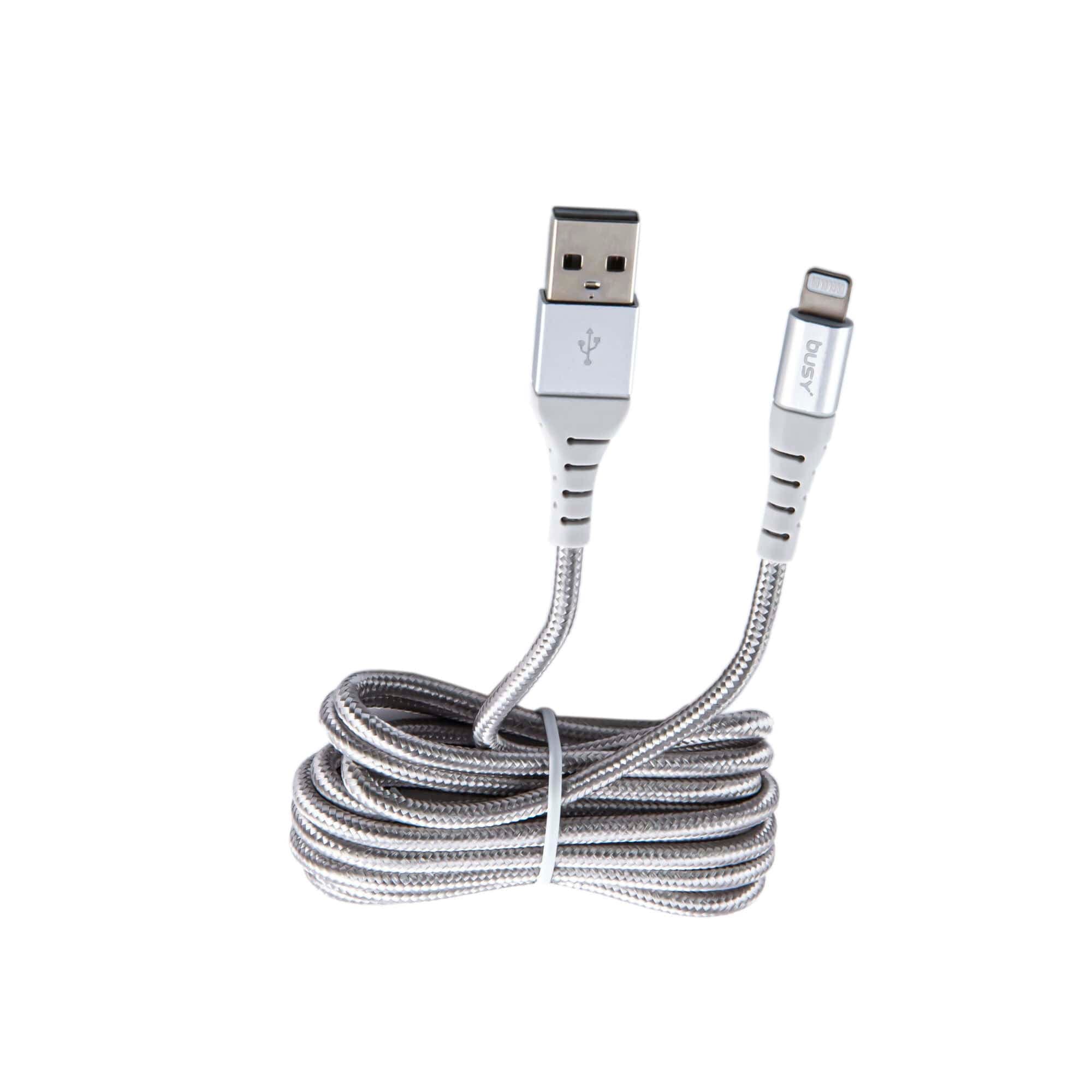 MFI Сертиф. Lightning Кабел 1,8m плетен Busy - слика 3