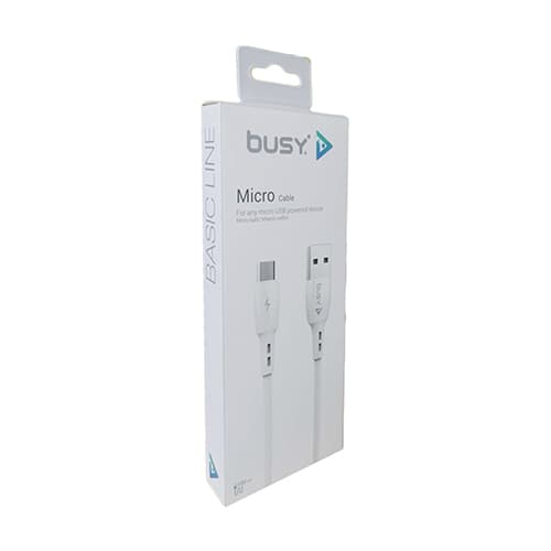 Микро кабел ПВЦ 1м. Basic Line Busy - слика 1