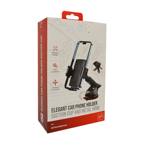 Car Holder 2 in 1 Suction Strong Hold Elegant (51058) - слика 1