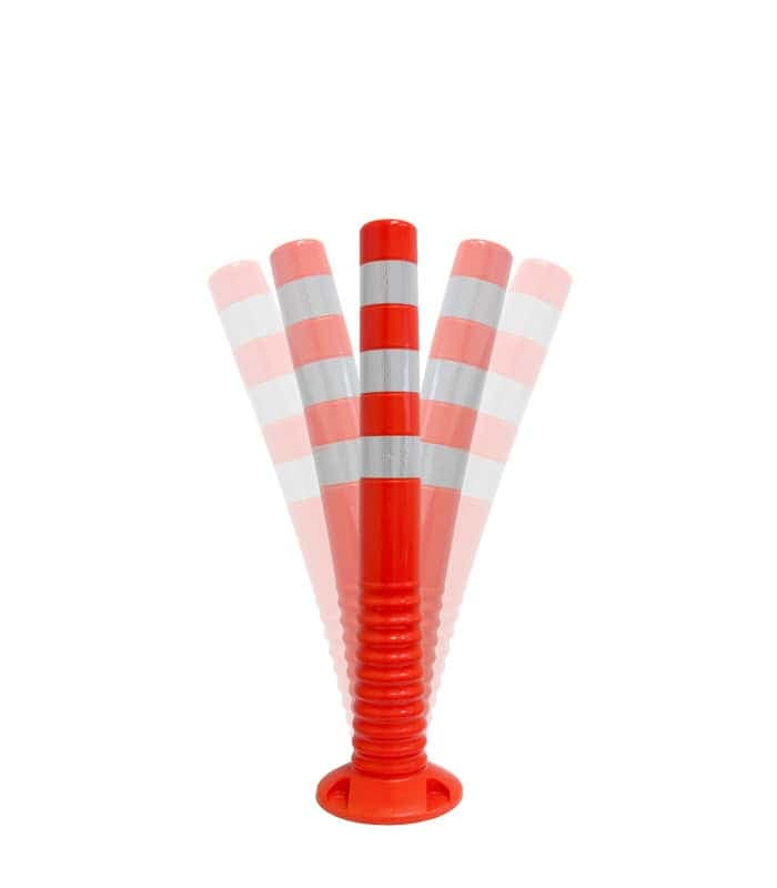 Пластичен предупредувачки столб 75cm 52320 - слика 4