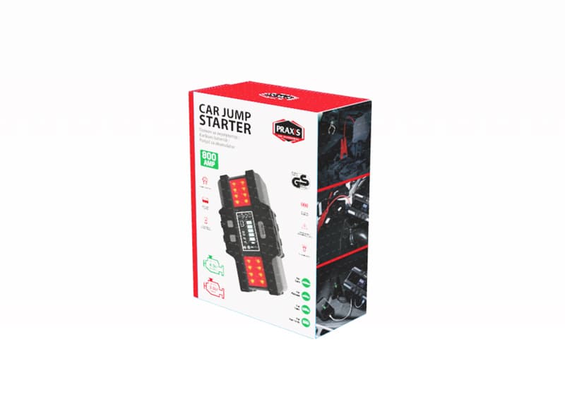 PRAKSIS STARTER ZA AKUMULATOR 800A 52414 - слика 1