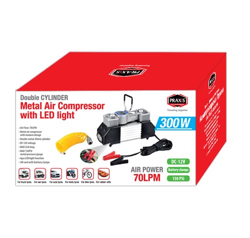 Компресорска пумпа со 2 цилиндри 300W-61017 - слика 1