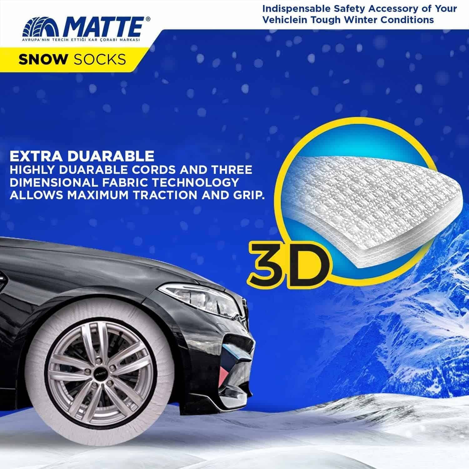 Авто чорапи за снег МАТТЕ SUPER X- XL - слика 4