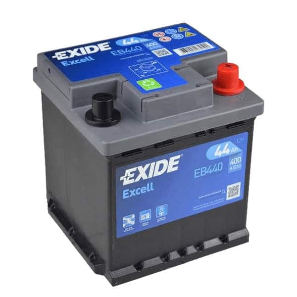 AKUMULATOR EXIDE EB440   44 AH   R+ - слика 1