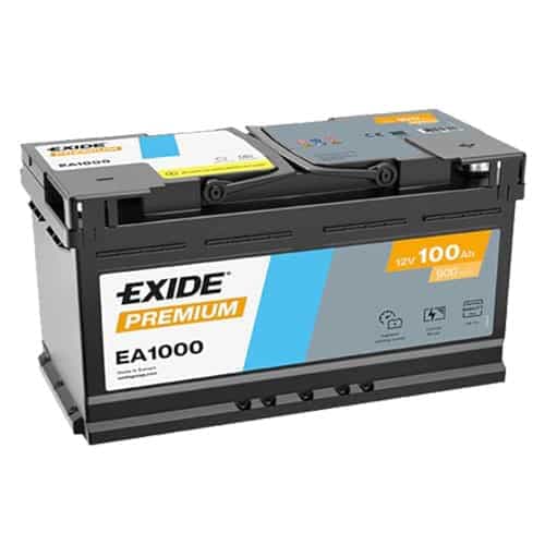 AKUMULATOR  EXIDE EA1000   100 AH   R+ - слика 1