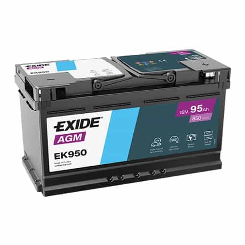 AKUMULATOR EXIDE EK950 95Ah - слика 1