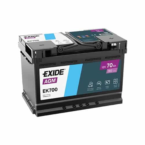 АКУМУЛАТОР ЕЏИДЕ ЕК700 70ах АГМ - 095072 - слика 1
