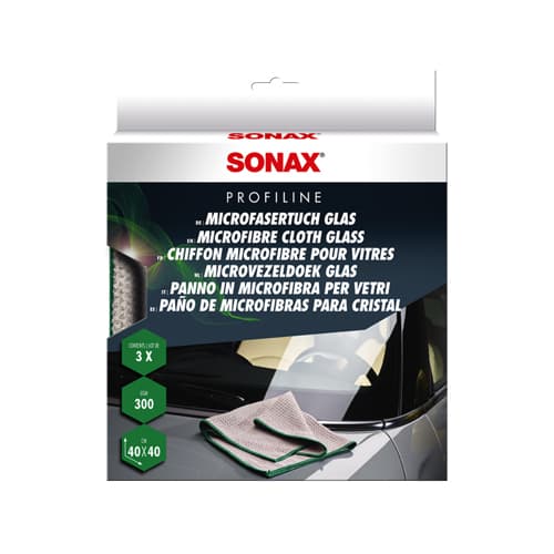 Sonax микрофибер крпи за стакло 3 ком 451541 - слика 1
