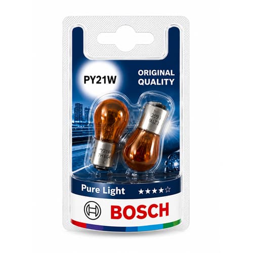 Сијалица убодна Bosch 12V PY21W ECO zolta 581 496827 - слика 1