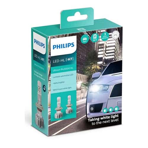 PHILIPS H7 LED Ultinon PRO5000 HL 784131 - слика 1
