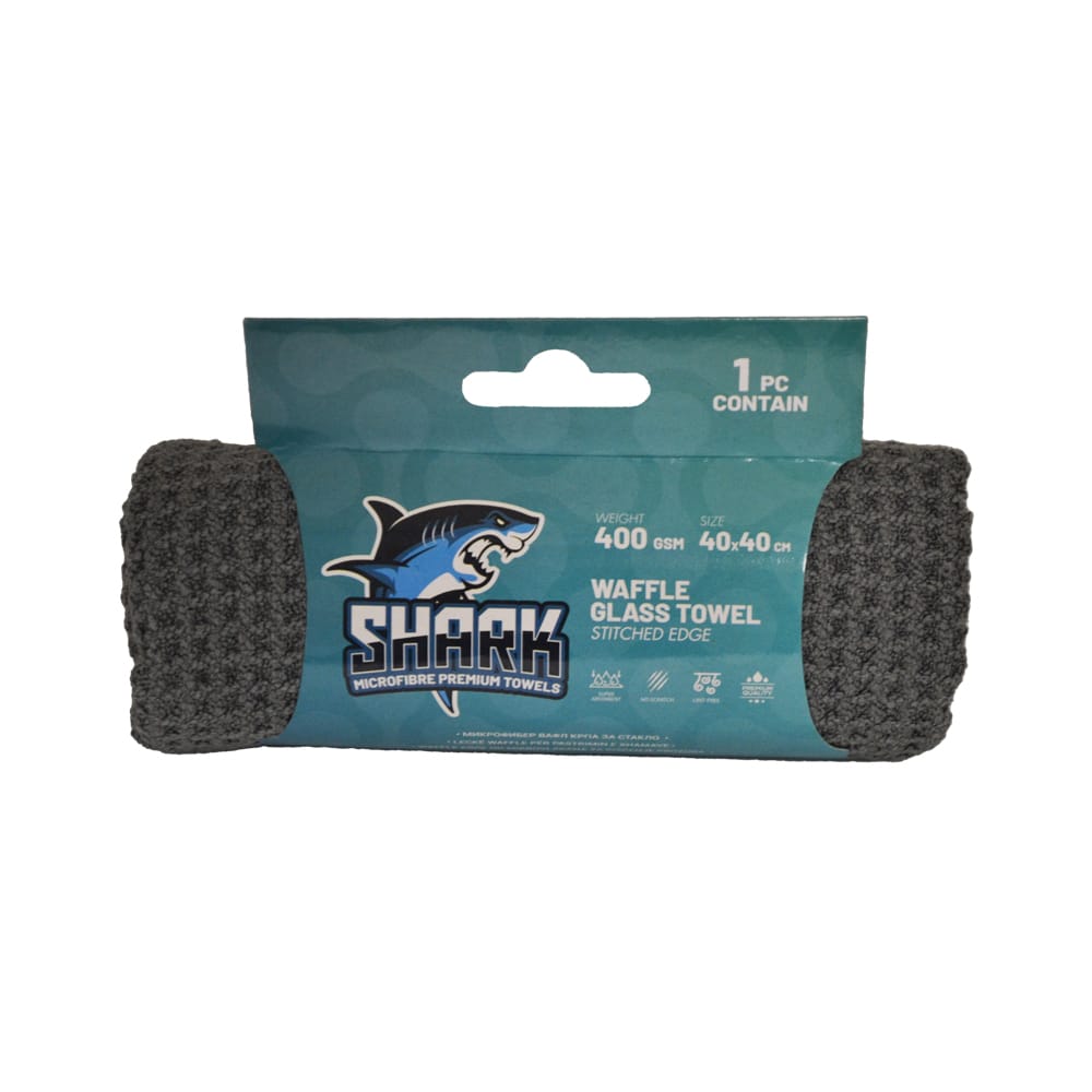 SHARK Микрофибер крпа за стакло сива Waffle  (4353)