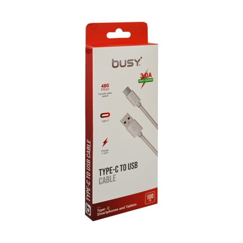 USB Кабел тип C 1m PVC bUSY