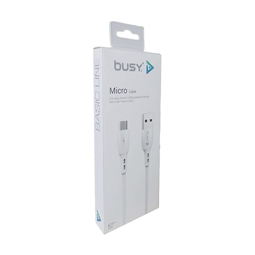 Микро кабел ПВЦ 1м. Basic Line Busy
