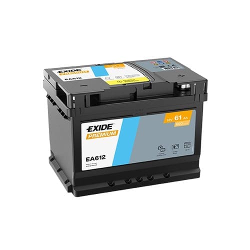 AKUMULATOR  EXIDE EA612   61 AH   R+