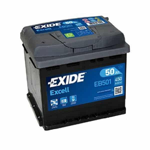 AKUMULATOR EXIDE EB501  50 AH   L-