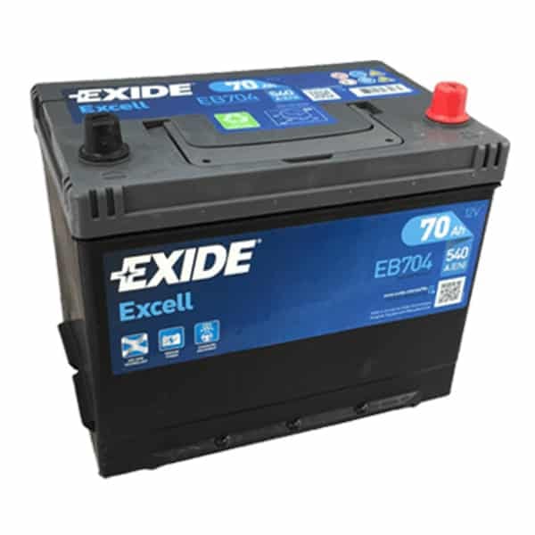 AKUMULATOR  EXIDE EB704   70 AH   R+