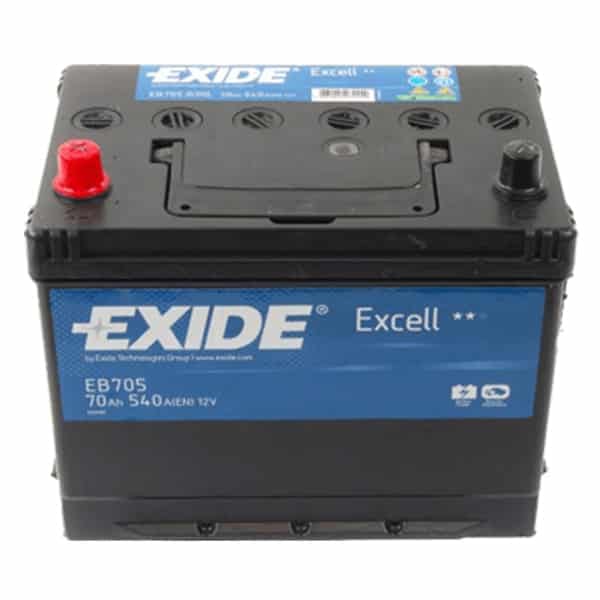 AKUMULATOR EXIDE EB705   70 AH   L+