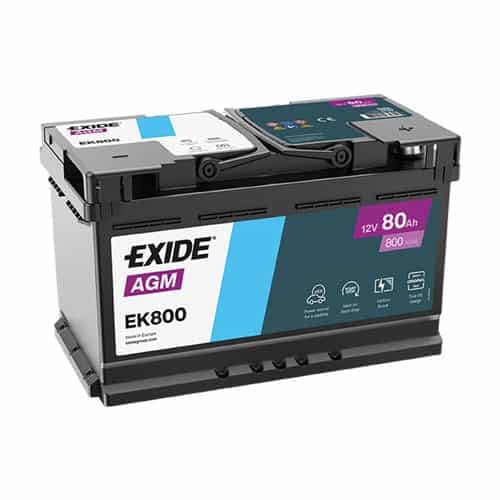 AKUMULATOR EXIDE EK800 80Ah