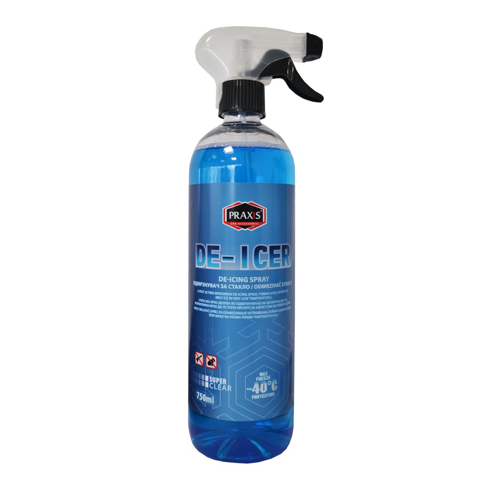 Одмрзнувач за стакло Praxis - 750 ml. 100007