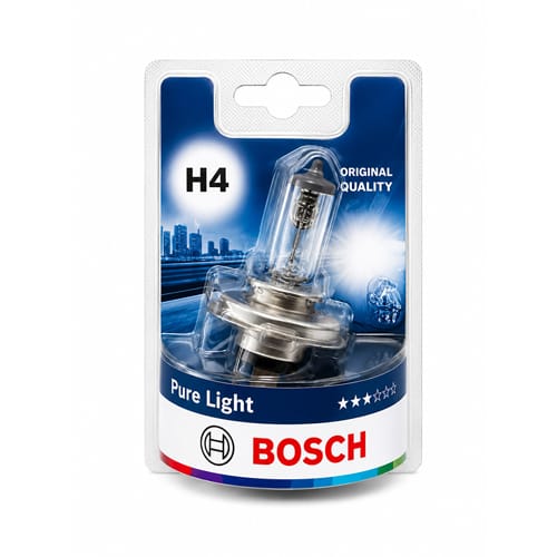 Bosch халогена сијалица 12V H4 60/55W PL блистер 134774