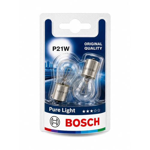 Сијалица убодна Bosch 12V 21W, P21W pure light 2/1 167040
