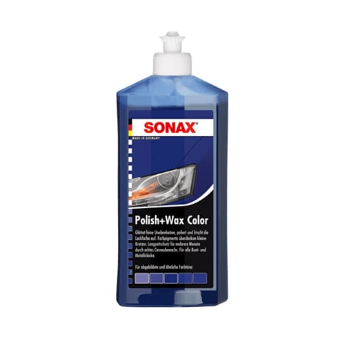 Полир и восок во боја Sonax - плава 250мл 296241