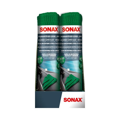Sonax микроф.крпа за внатреш.и стакла 2/1 498441